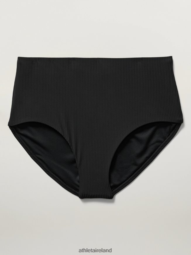 Swimwearwear Athleta High Waist Swim Bottom Black Rib Women TB826Z835