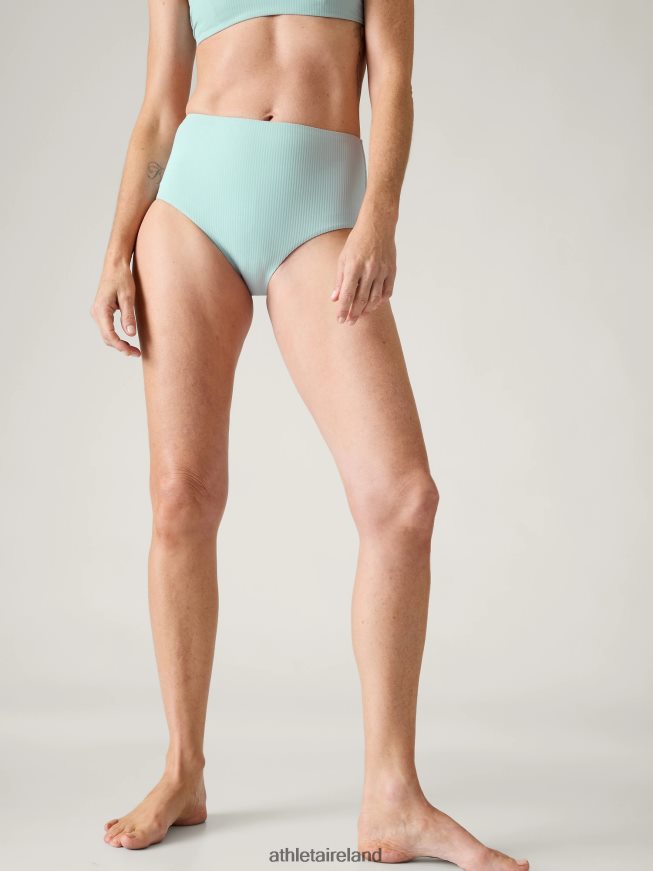 Swimwearwear Athleta High Waist Swim Bottom Dawn Blue Rib Women TB826Z854