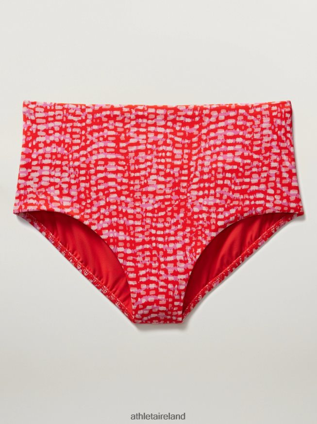 Swimwearwear Athleta High Waist Swim Bottom Hudson Red Women TB826Z897