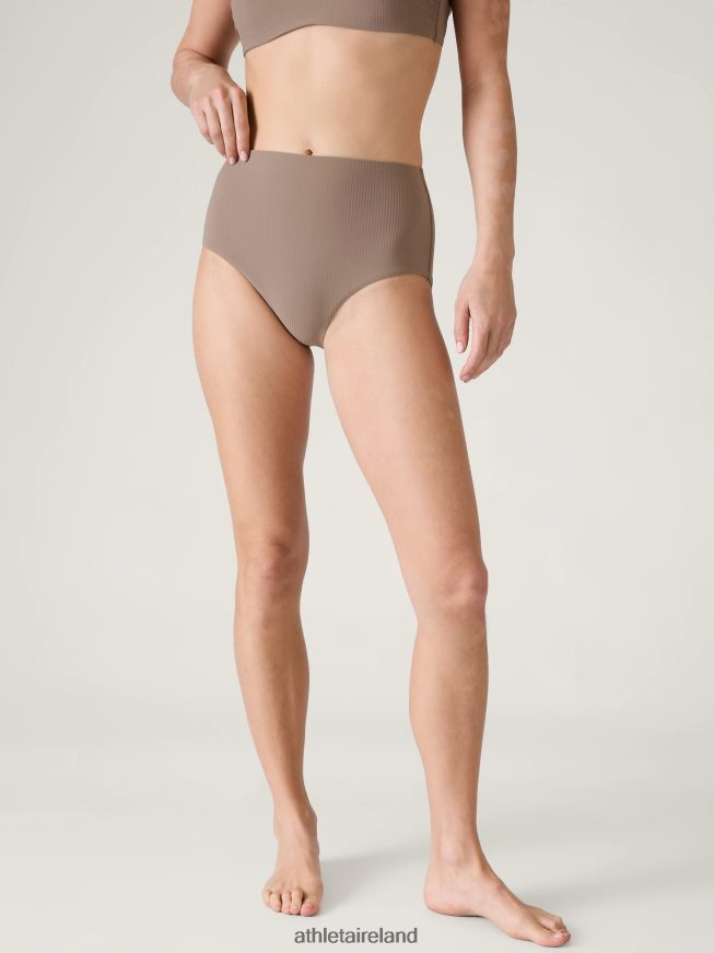 Swimwearwear Athleta High Waist Swim Bottom Pyrite Rib Women TB826Z905