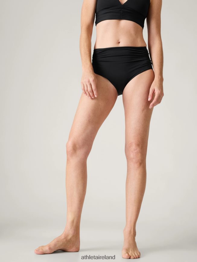 Swimwearwear Athleta Horizon High Waist Swim Bottom Black Women TB826Z899