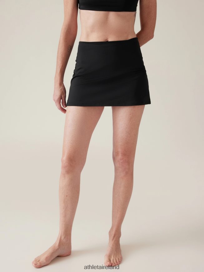 Swimwearwear Athleta Tidal Swim Skirt Black Women TB826Z923