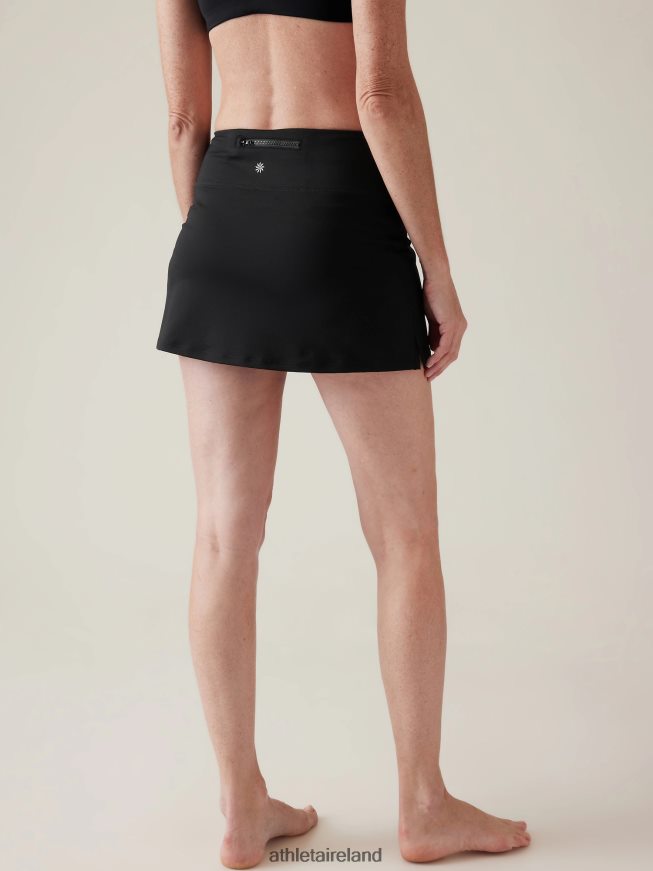 Swimwearwear Athleta Tidal Swim Skirt Black Women TB826Z923