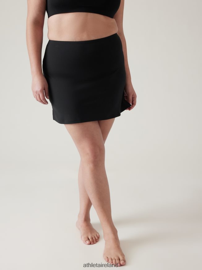 Swimwearwear Athleta Tidal Swim Skirt Black Women TB826Z923