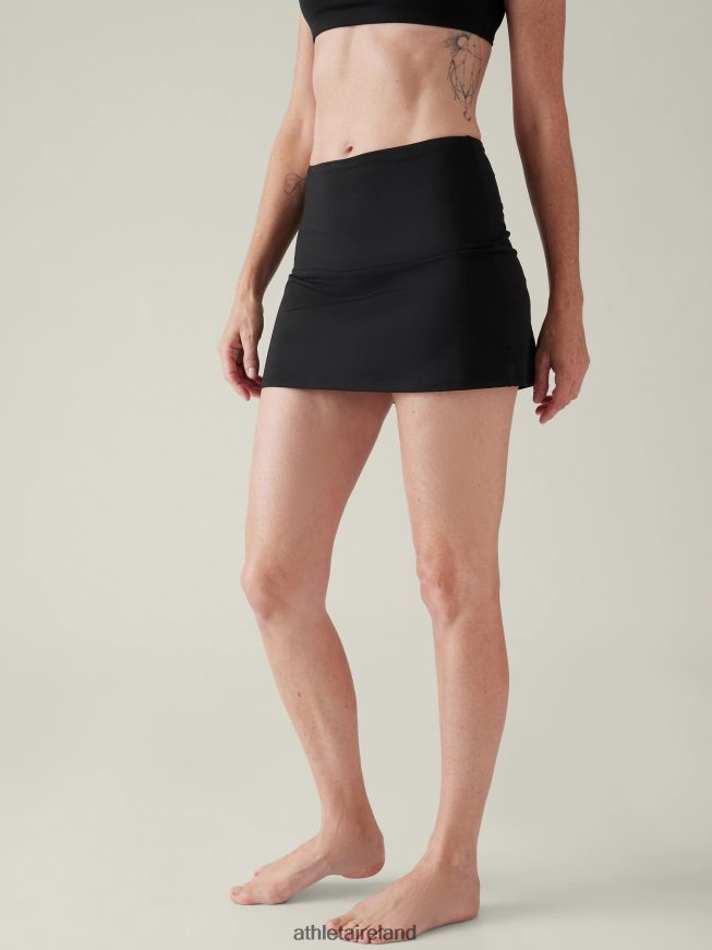 Swimwearwear Athleta Tidal Swim Skirt Black Women TB826Z923