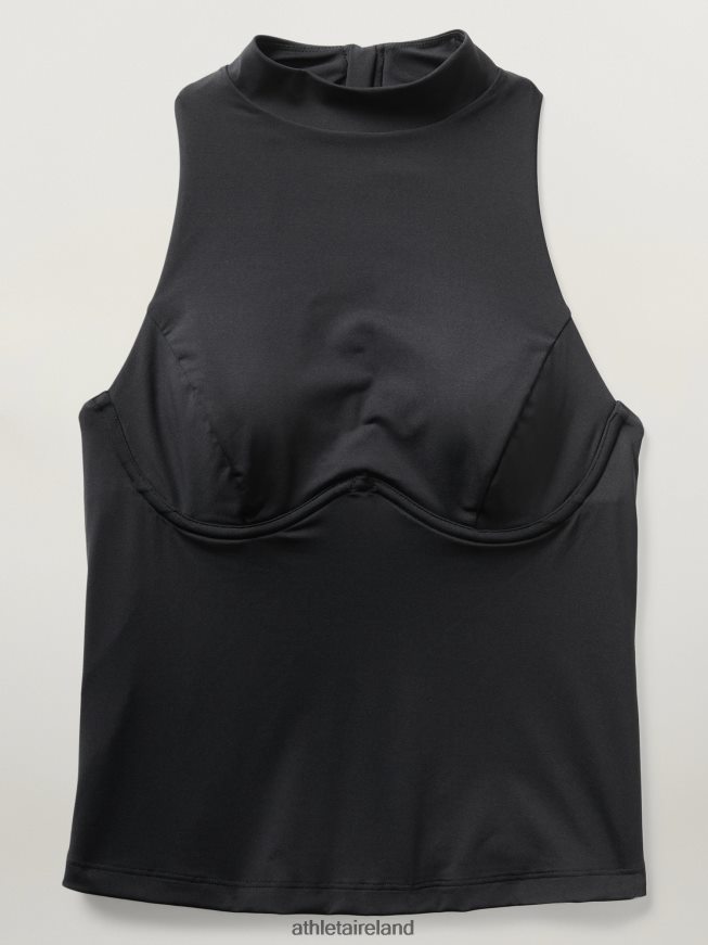 Swimwearwear Athleta Maldives Sport Zip Tankini Black Women TB826Z939