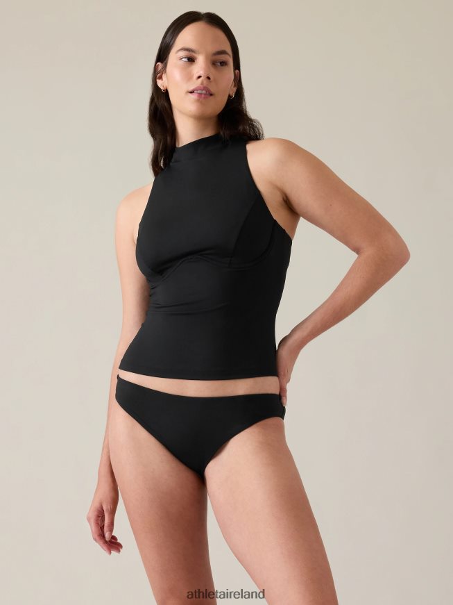 Swimwearwear Athleta Maldives Sport Zip Tankini Black Women TB826Z939