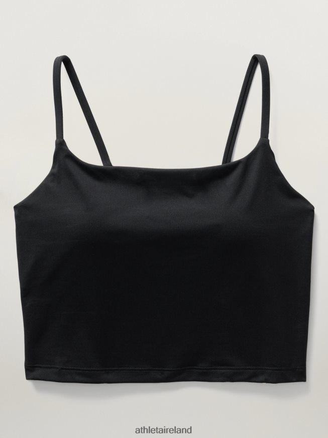 Swimwearwear Athleta Scoop Crop Tankini A-C Black Women TB826Z938